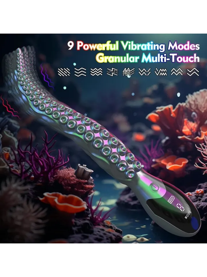 Litak Vibrating Handle Dildo 27 cm - Anal-Dildo mit Vibration 4 [full]