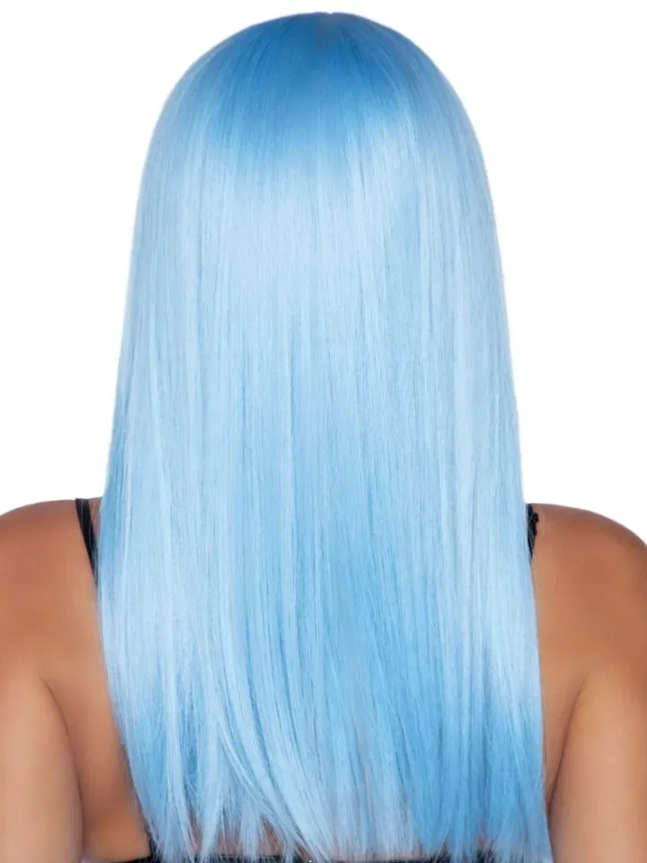 Long Straight Bang Wig Blue - Perücke 2 [full]