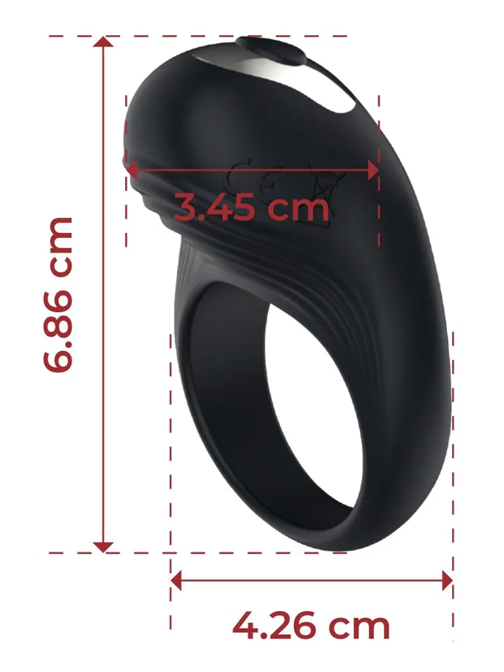 Loop Rechargeable Vibrating Cock Ring - Vibrierender Penisring 3 [full]
