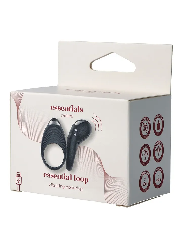 Loop Rechargeable Vibrating Cock Ring - Vibrierender Penisring 4 [full]