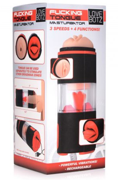 Love Botz Flicking Tongue Masturbator - Automatischer Masturbator 3