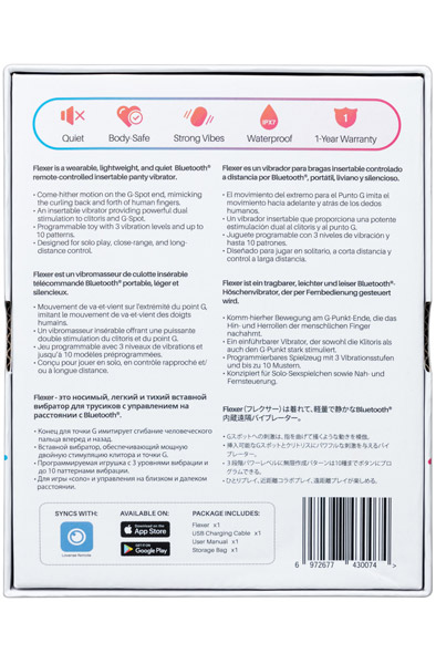 Lovense Flexer G-Punkt & Klitoris Panty Vibrator - App-gesteuerter Vibrator 6