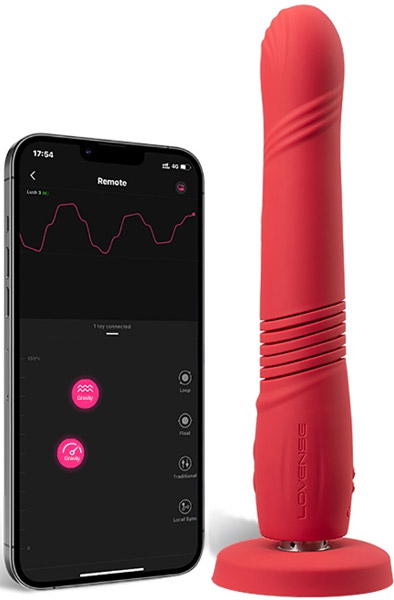 Lovense Gravity Stoßdildo appgesteuert - Ferngesteuerter Dildo 1