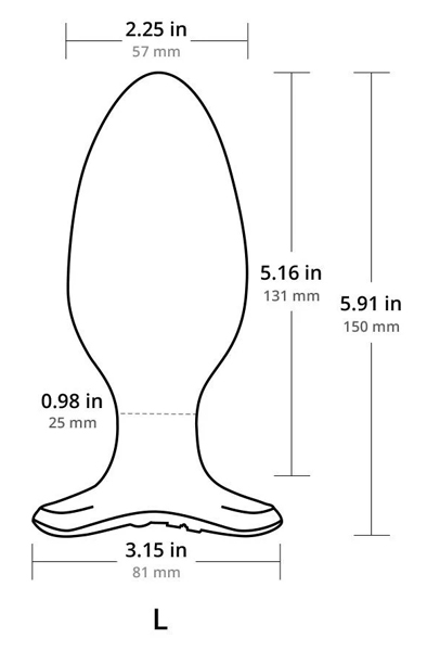 Lovense Hush 2 Groß 57mm - Ferngesteuerter Analplug 2