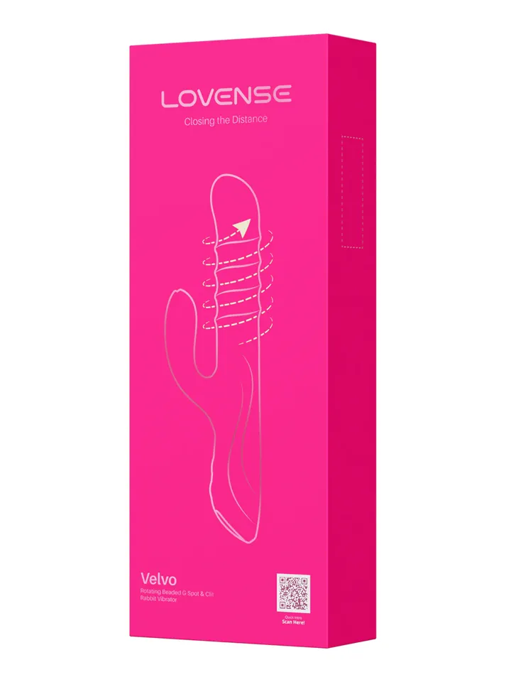 Lovense Velvo Rabbit Vibrator - App-gesteuerter Kaninchen-Vibrator 4 [full]