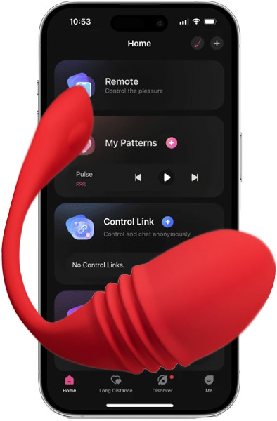 Lovense Vulse Stoß-Ei-Vibrator - Ferngesteuerter Vibrator 1
