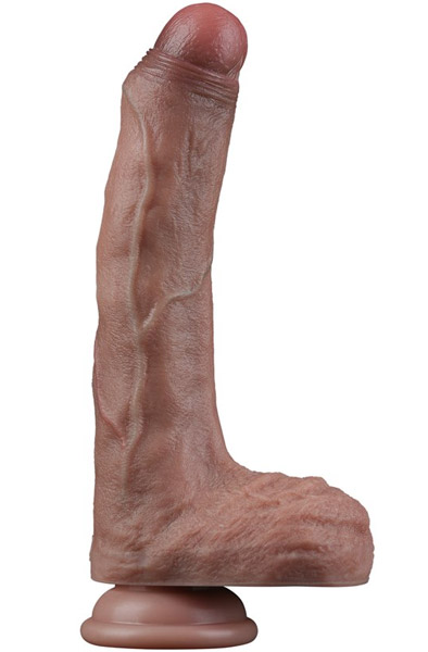 Lovetoy Doppelschichtiges Silikon-Glied 21,5 cm - Realistischer Dildo 1