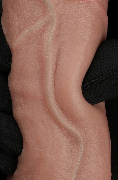 Lovetoy Dual Layered Silicone Dildo 23,5 cm - Realistischer Dildo 6