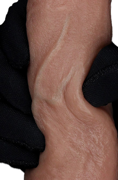 Lovetoy Dual Layered Silikon-Dildo 18,5 cm - Realistischer Dildo 6