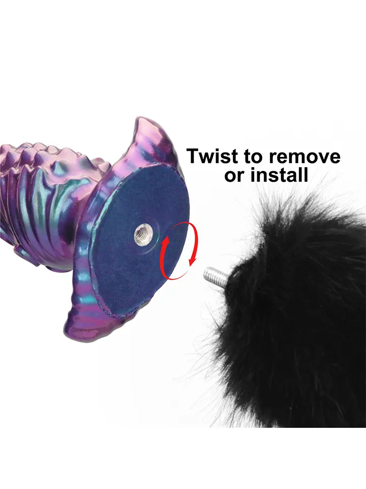 Lovetoy MystiTail Anal-Plug mit Schwanz 12 cm - Analplug in Tierform 4 [full]