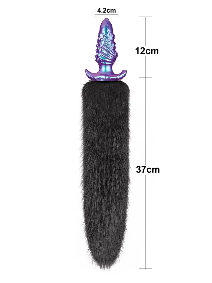 Lovetoy MystiTail Anal-Plug mit Schwanz 12 cm - Analplug in Tierform 5 [full]