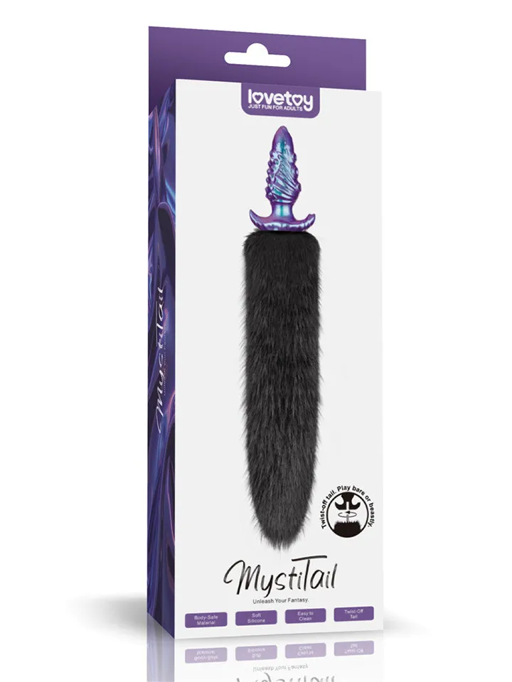 Lovetoy MystiTail Anal-Plug mit Schwanz 12 cm - Analplug in Tierform 6 [full]