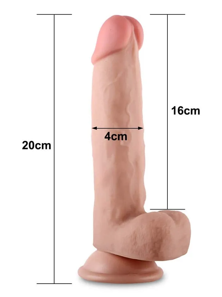 Lovetoy Sliding-Skin Dildo 20 cm - Dildo 4 [full]