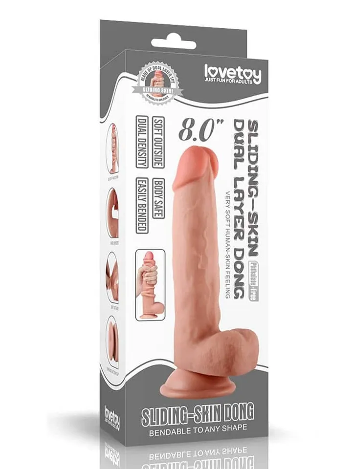 Lovetoy Sliding-Skin Dildo 20 cm - Dildo 5 [full]