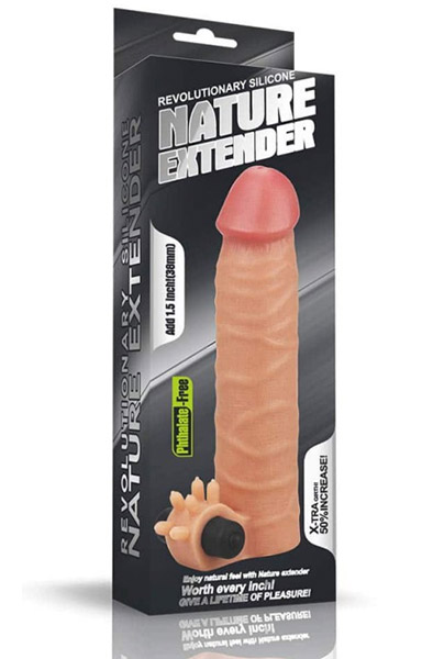 Lovetoy Vibrating Silicone Extender - Vibrierende Penis-Manschette 2