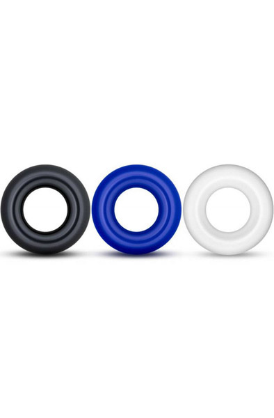 Lovetoy X-Basic Donut Rings 3-pack - Cockring-Set 2
