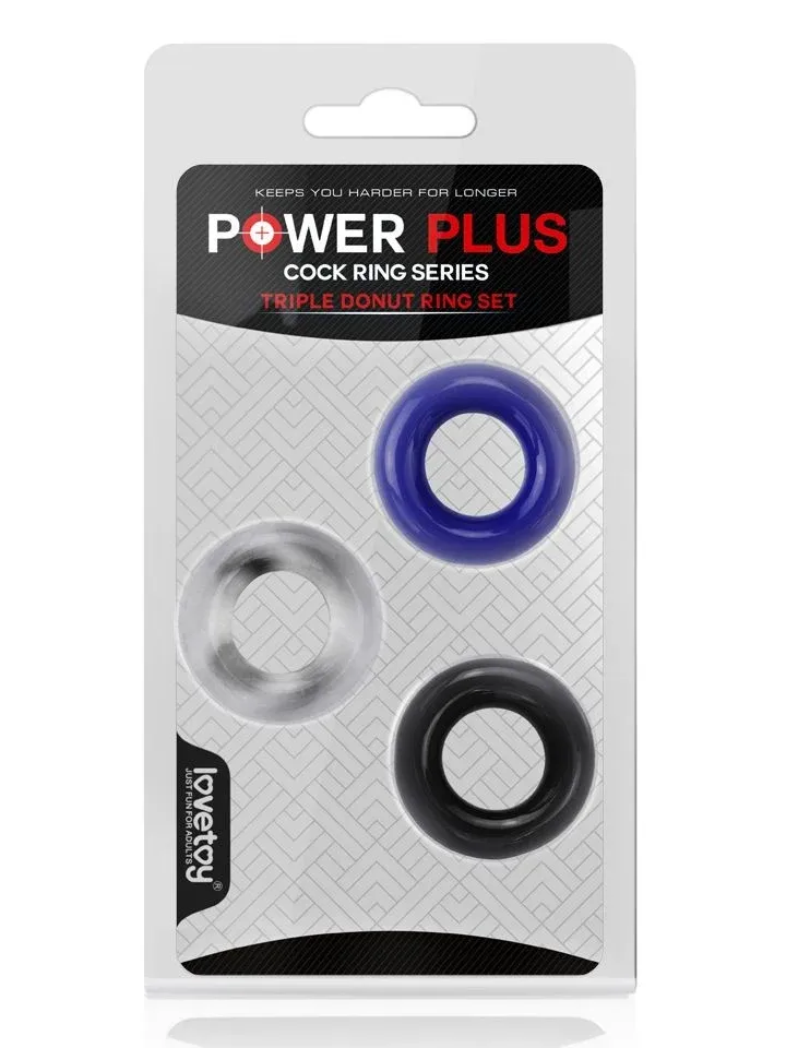 Lovetoy X-Basic Donut Rings 3-pack - Cockring-Set 3 [full]