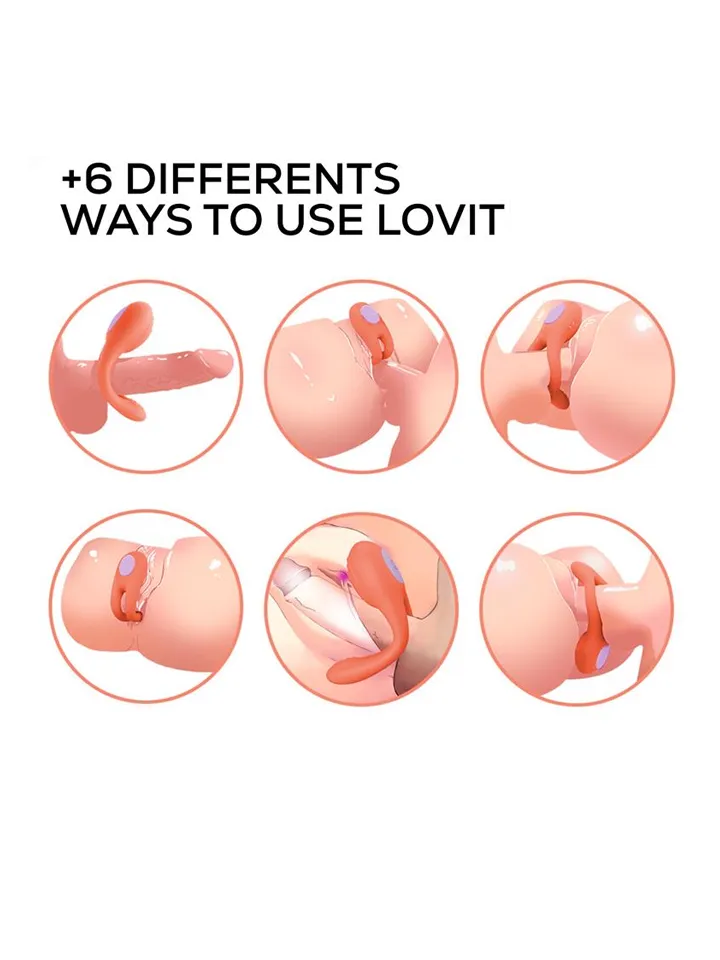 Lovit Vibrating Couple Toy Flexible With Remote - Paarvibrator 2 [full]