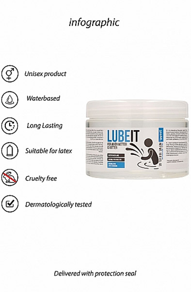 Lube It For When Wetter Is Better 500 ml - Wasserbasiertes Gleitmittel 3