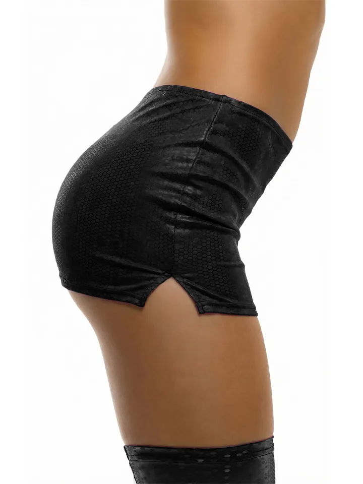 Luciana Wetlook Skirt Black - Wetlook-Rock 2 [full]