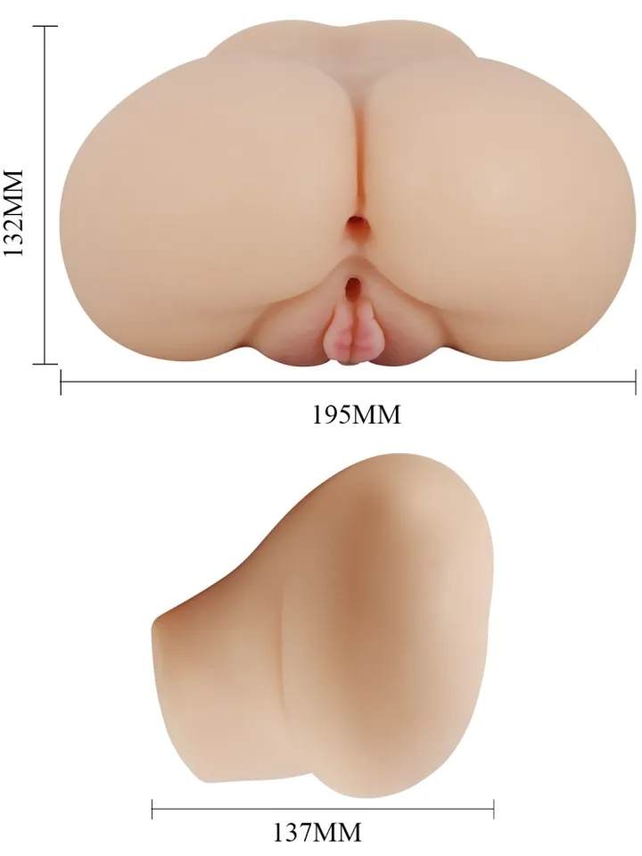 Luna Vibration Double Holes - Vibrierender Vagina-Masturbator 4