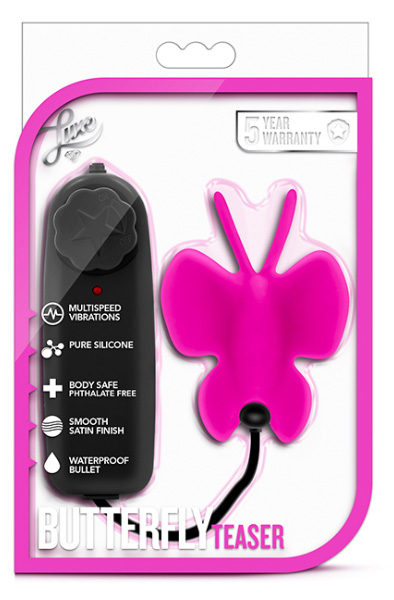 Luxe Butterfly Teaser Fuchsia - Schmetterling Vibrator 2