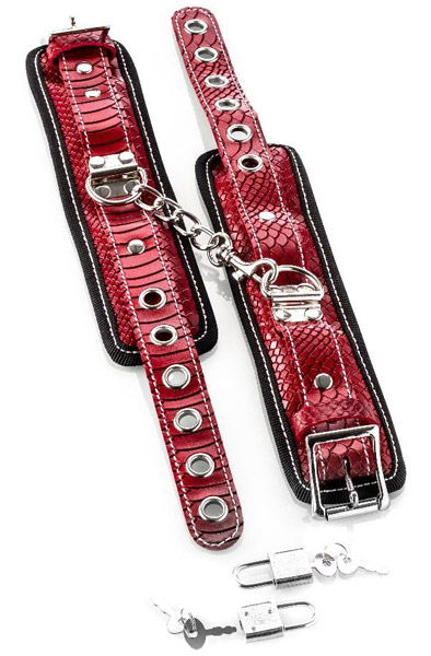 Luxury Lined Handcuffs With Strong Locks - Handschellen 2