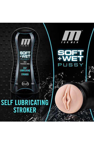 M For Men Weicher & Feuchter Masturbator Vanilla - Vagina-Masturbator 3