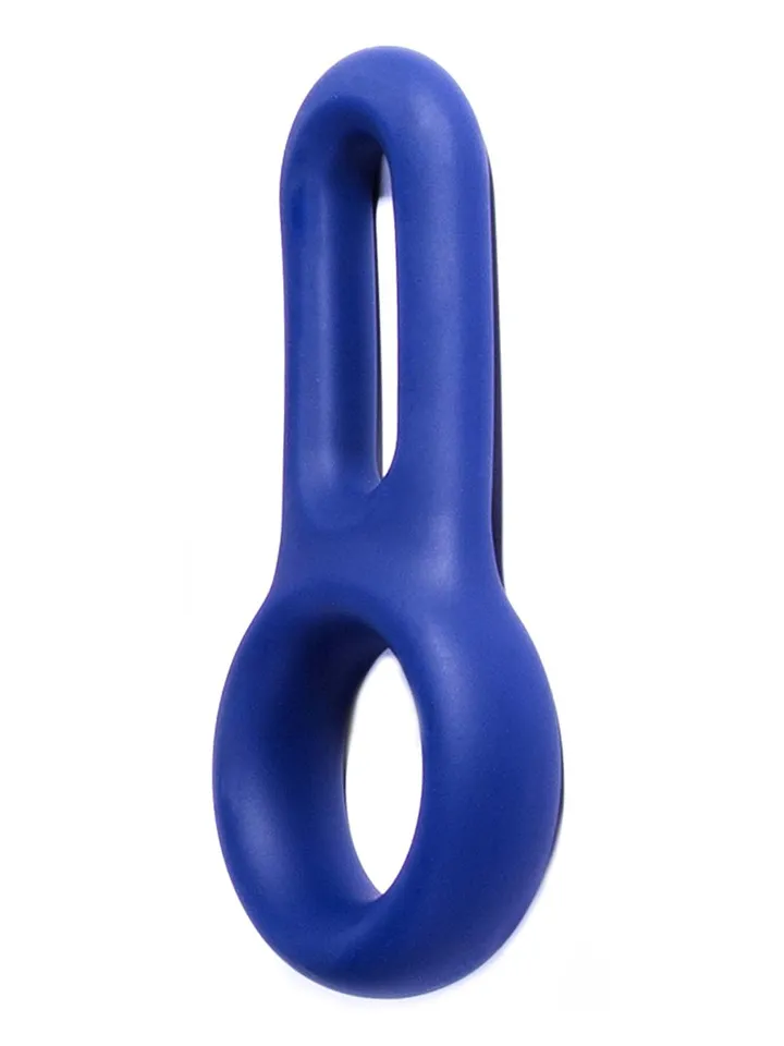 Macho Armor Silikon Cock & Ball Ring Blau - Penis- und Hodensackringe 1 [full]