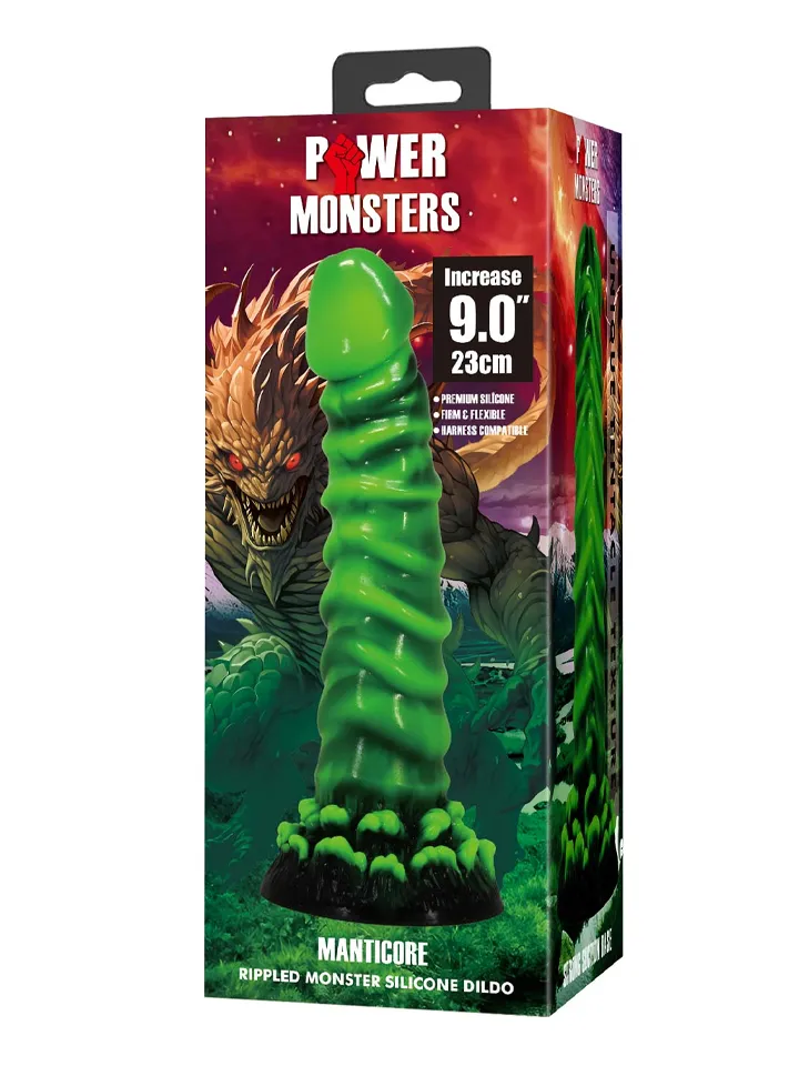 Manticore Rippled Monster Silikon-Dildo 23 cm - Drachen-Dildo 4 [full]