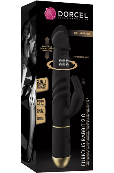 Marc Dorcel Furious Rabbit 2.0 Thrusting & Rotating Vibrator - Rabbit-Vibrator 3