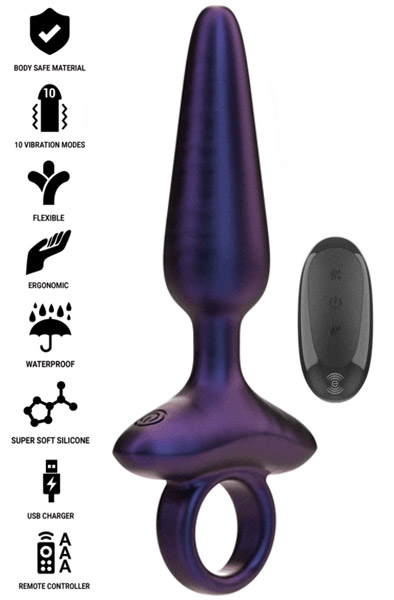 Marlon Vibrations-Analplug mit Fernbedienung - Vibrierender Analplug 1