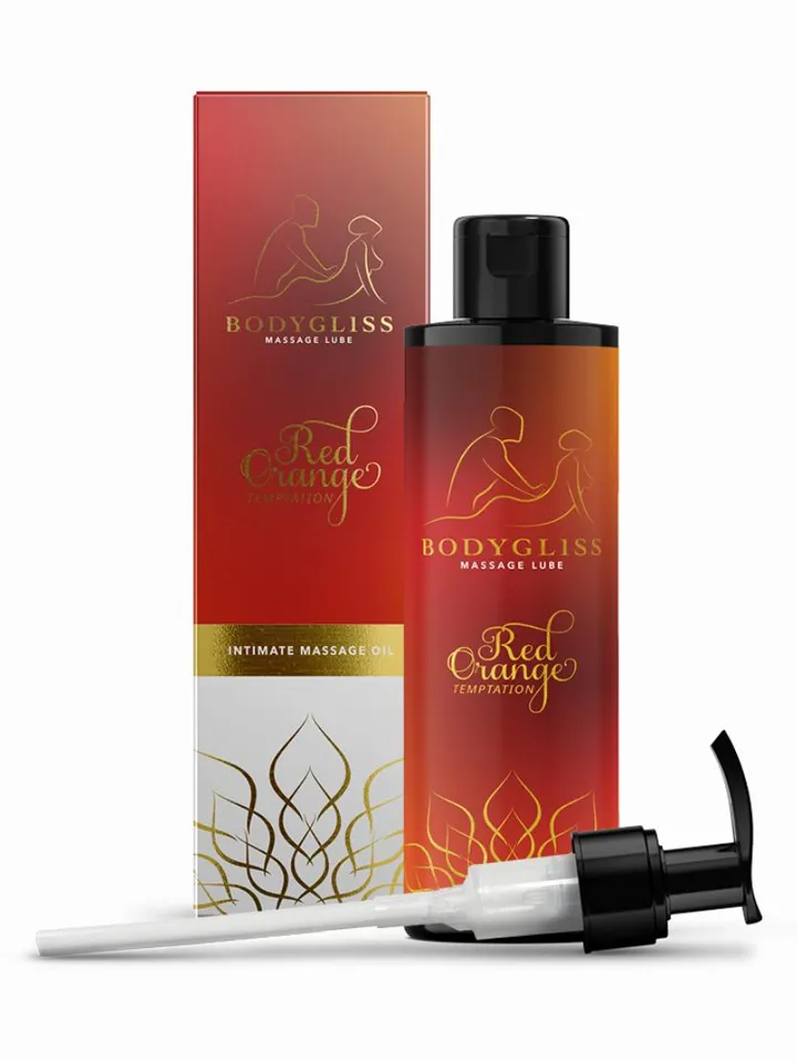 Massage Oil & Lubricant Red Orange Temptation 150 ml - Massageöl 1 [full]