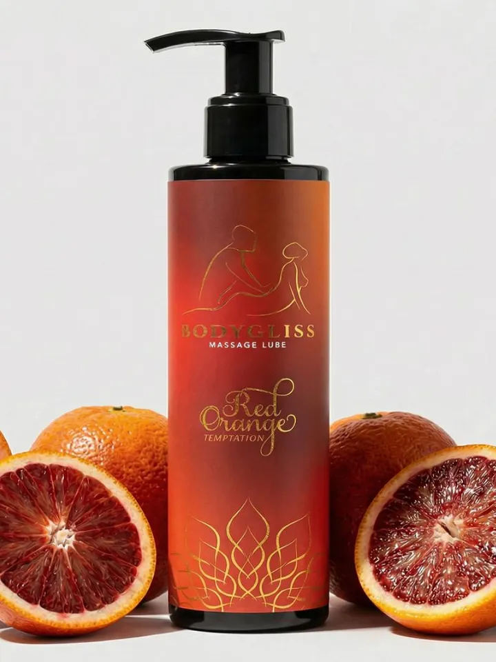 Massage Oil & Lubricant Red Orange Temptation 150 ml - Massageöl 2 [full]