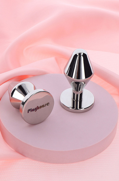 Massive Steel Butt Plug Small - Analplug aus Metall 8