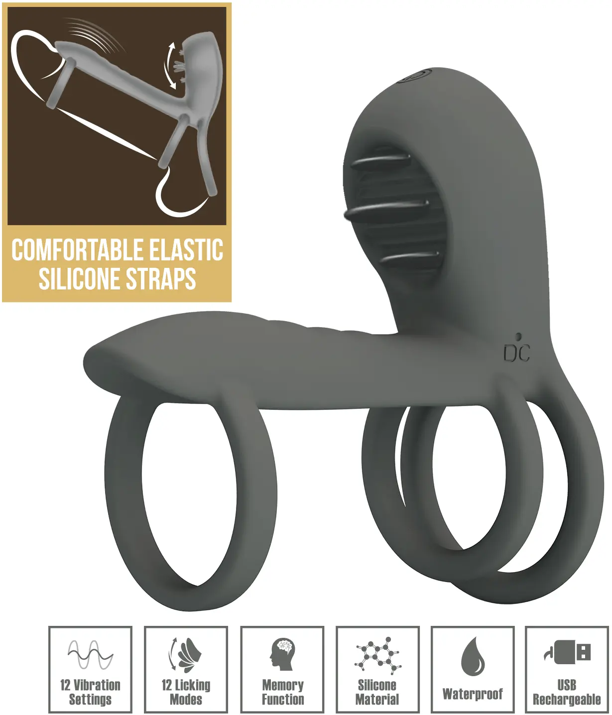 Master Ring Vibrating Cock Ring - Vibrierender Penisring 1