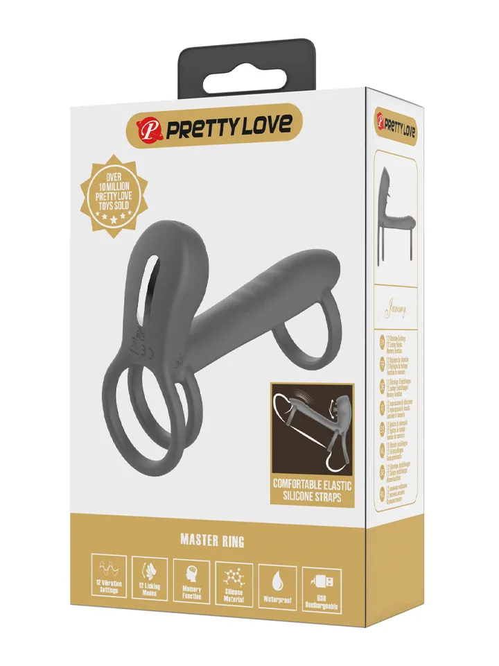 Master Ring Vibrating Cock Ring - Vibrierender Penisring 4 [full]