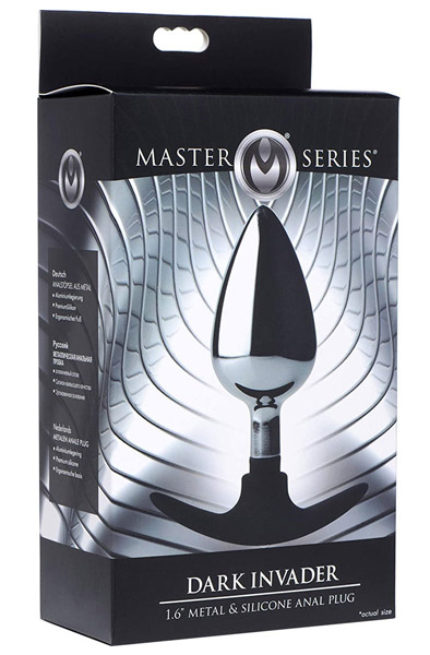 Master Series Dark Invader Large - Analplug aus Metall 3