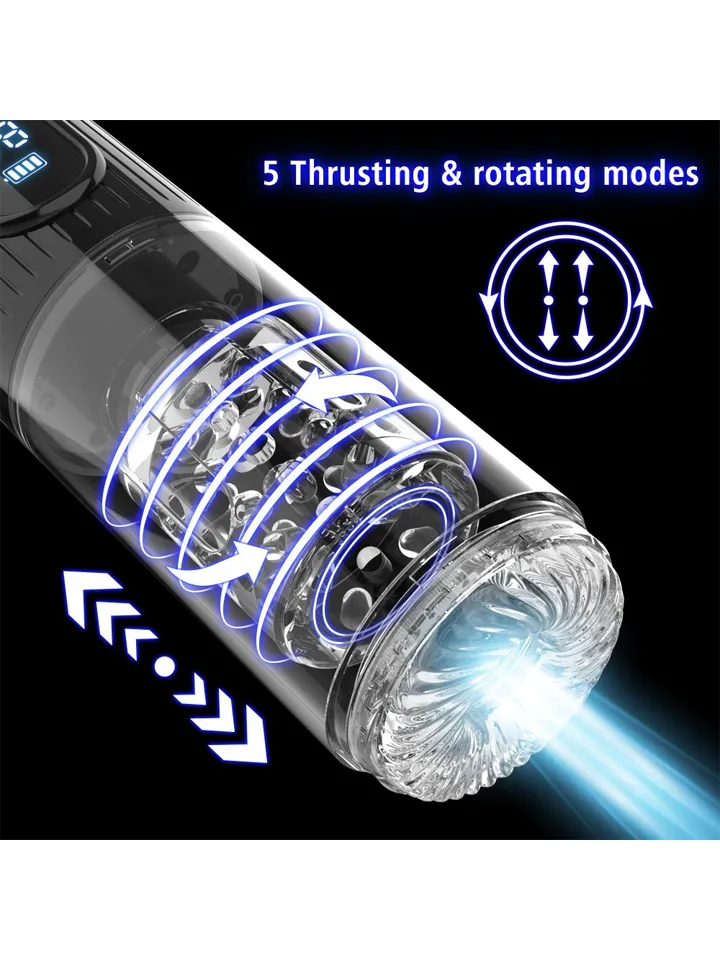 Masturbator mit Saug- Rotations- und Stoßfunktion - Automatischer Masturbator 3 [full]