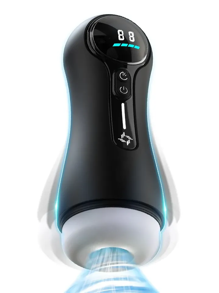 Masturbator With 4 Suction & 9 Vibration Modes - Masturbator 2 [full]