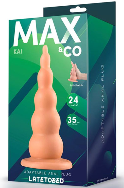 Max & Co Kai – Flexibler Analplug 24 cm - Analplug 3