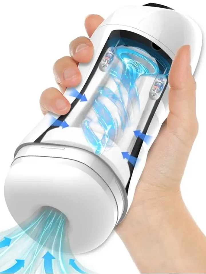 Max Cup Masturbator Vibration & Suction Weiß - Automatischer Masturbator 1 [full]
