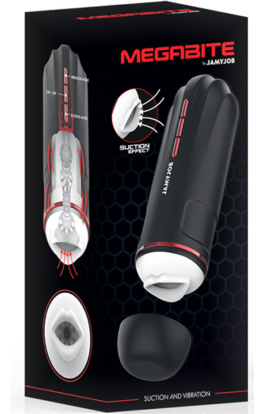 MEGABITE Mund-Saug- und Vibrationsmasturbator - Masturbator 1