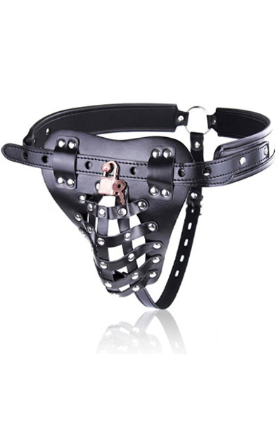 Mens Chastity Pants With Cage Adjustable - Keuschheitsgürtel 1