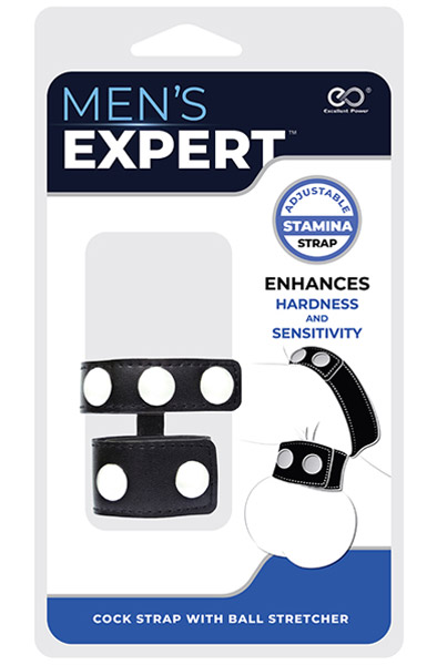 Mens Expert Cock Strap mit Ball Stretcher - Ball Stretcher 2