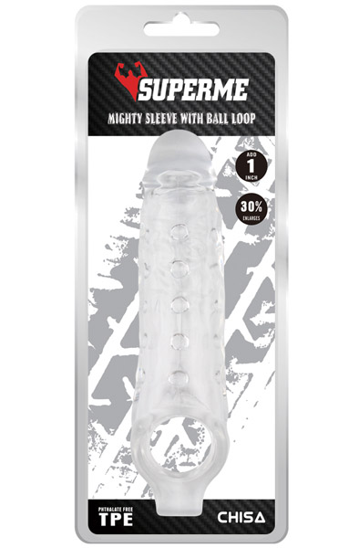 Mighty Loop Clear Sleeve 22 cm - Penisverlängerung/Penishülle 2