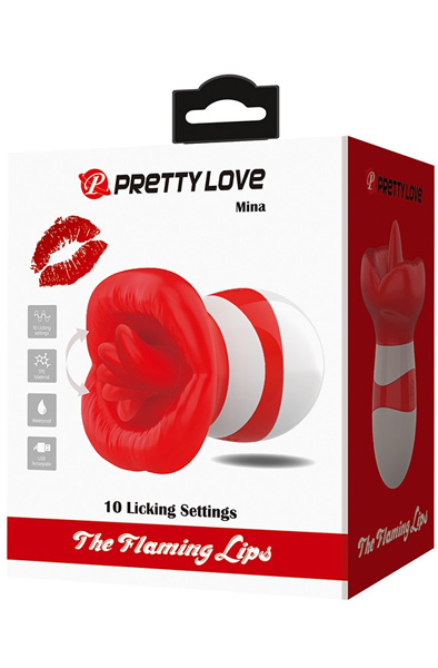 Mina Tongue Stimulator Light Red - Klitoris-Stimulator 4
