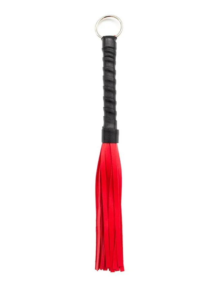 Mini Flogger Black/Red 28 cm - Peitsche 1 [full]