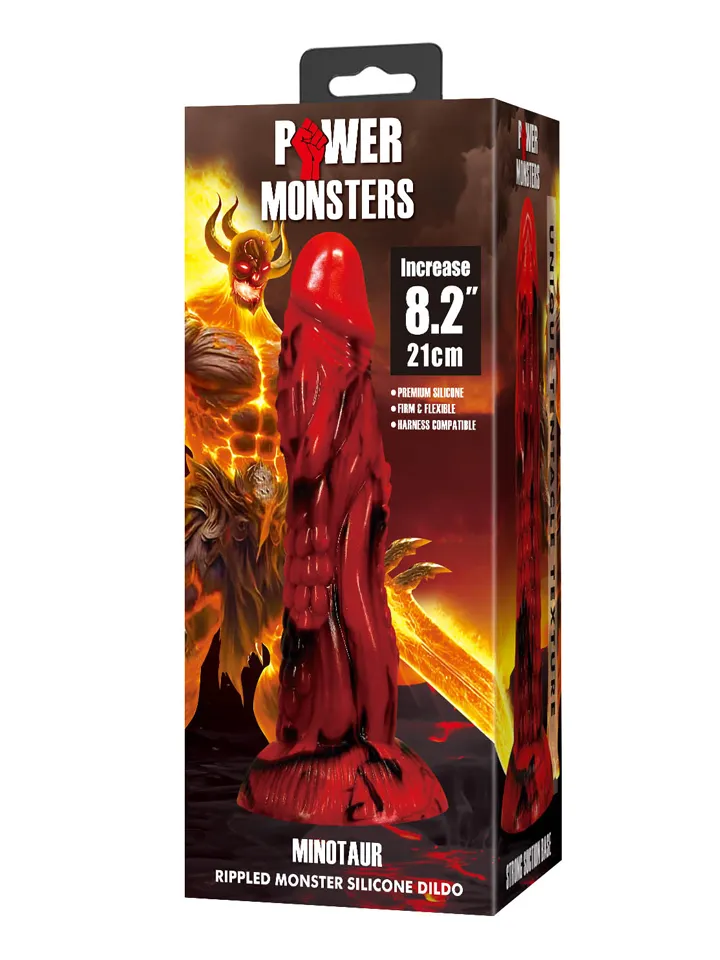 Minotaur Monster-Silikon-Dildo 21 cm - Drachen-Dildo 3 [full]
