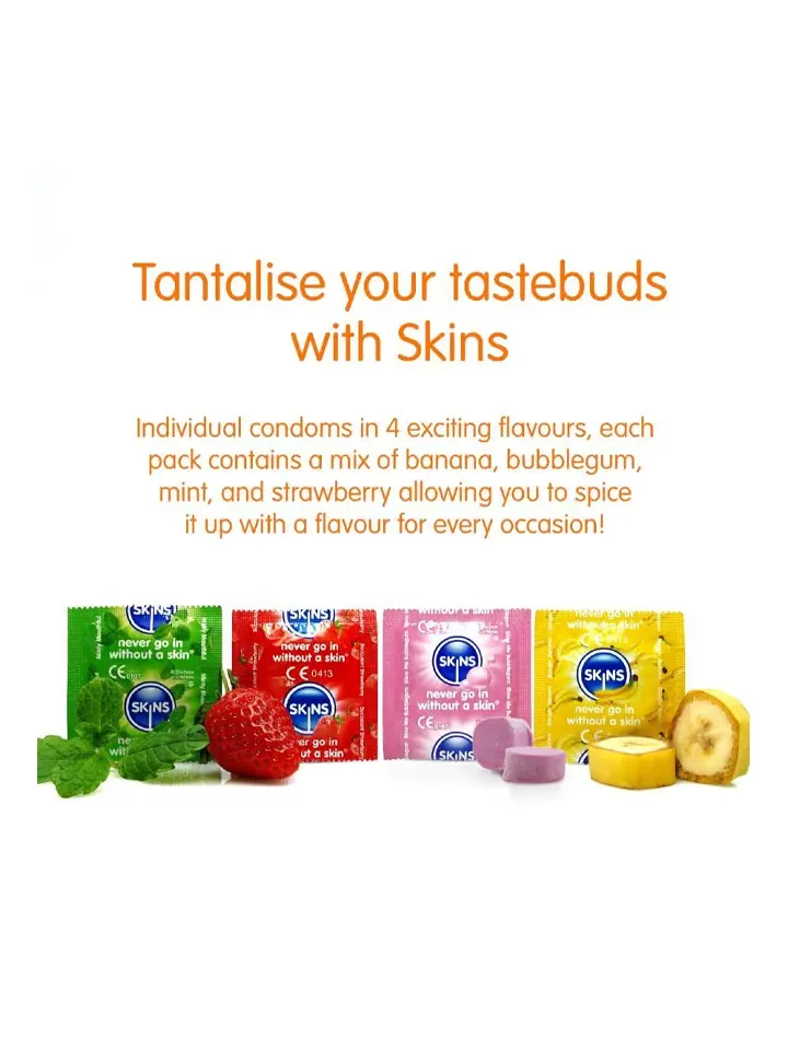 Mixed Flavored Condom 4-pack - Aromatisierte Kondome 2 [full]